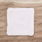 Lingette éponge bambou rose pastel
