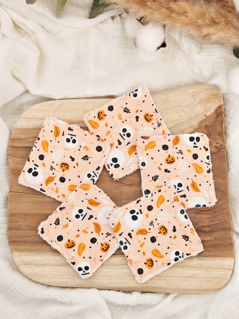 lingettes-halloween Lingettes tissus halloween