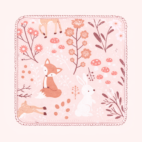 Illustration lingette démaquillante en tissus