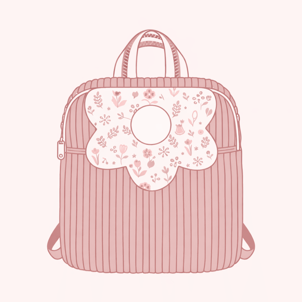 Illustration sac à dos modèle Iris