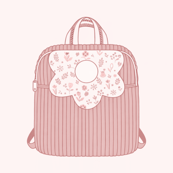 Illustration sac à dos modèle Iris