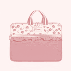 Illustration d'une housse d'ordinateur portable/laptop "Violette".