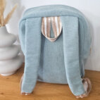 Sac à dos sirène bleu, dos