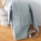 Sac à dos sirène bleu, côté droit