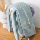 Sac à dos sirène bleu, côté gauche