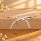 Coffret cadeau fermé à offrir